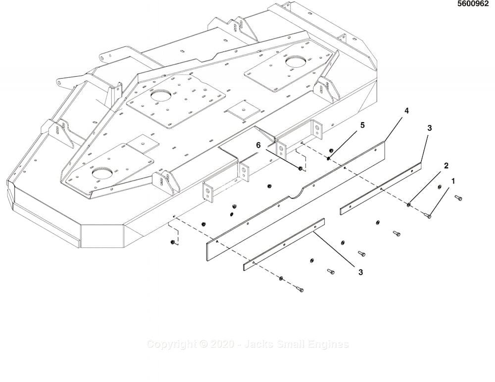 Ferris 5600962 Stripe Kit for F800X/IS/SRS Z2/SRS Z3 with 72" Deck - SLE Equipment - 1