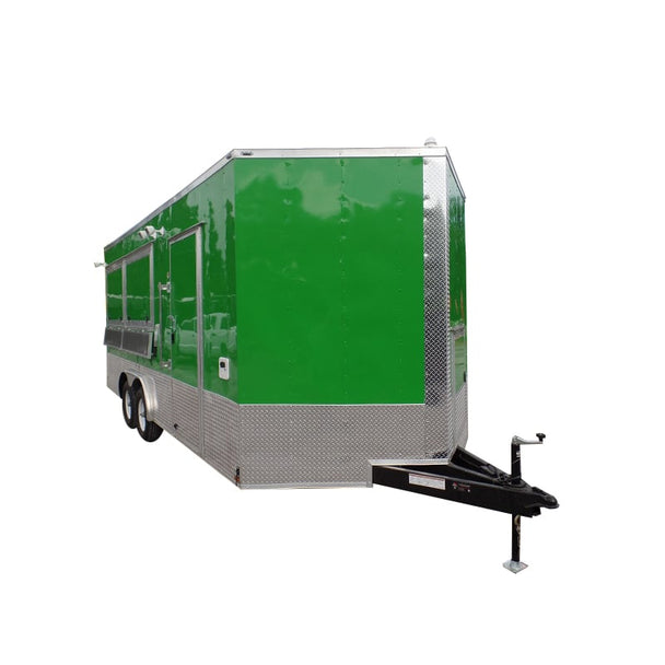 8.5' x 14' Concession Food Trailer Lime Event Catering