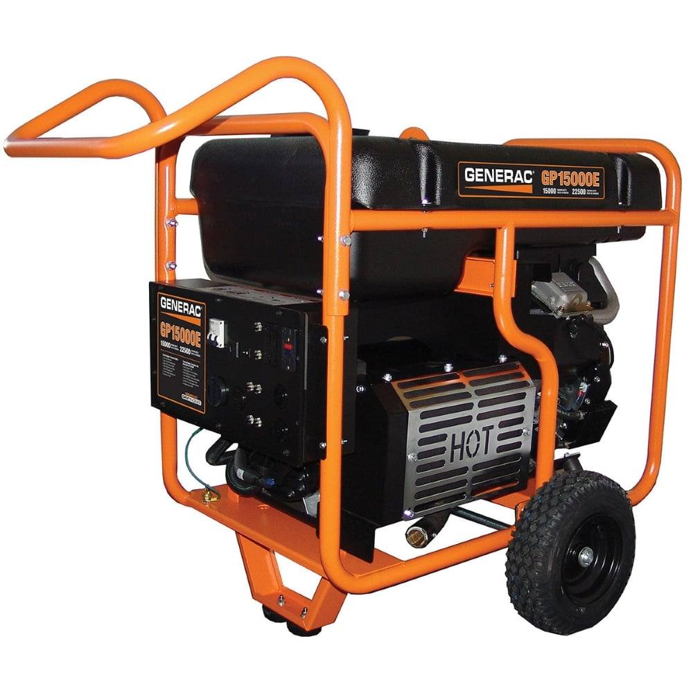 Generac 5734 GP15000E Portable Generator 15000 W 49 State