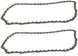 Homelite Chainsaw Chain Loop 3/8" Pitch 53 Drive Links .050 Gauge Set of 2 - SLE Equipment - 1