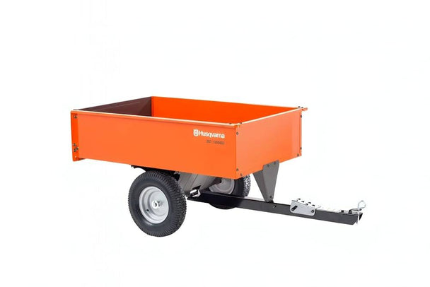 Husqvarna 588208804 12 Cu.Ft. Steel Swivel Dump Cart - SLE Equipment - 2