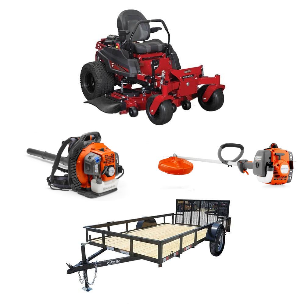 Ferris 5902056 500S 61" Zero Turn Mower Utility Trailer Handheld Package - SLE Equipment - 1