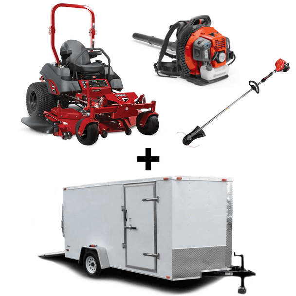 Ferris 5902107 52" IS700 Zero Turn Mower Encl Trailer Handheld Package - SLE Equipment - 1