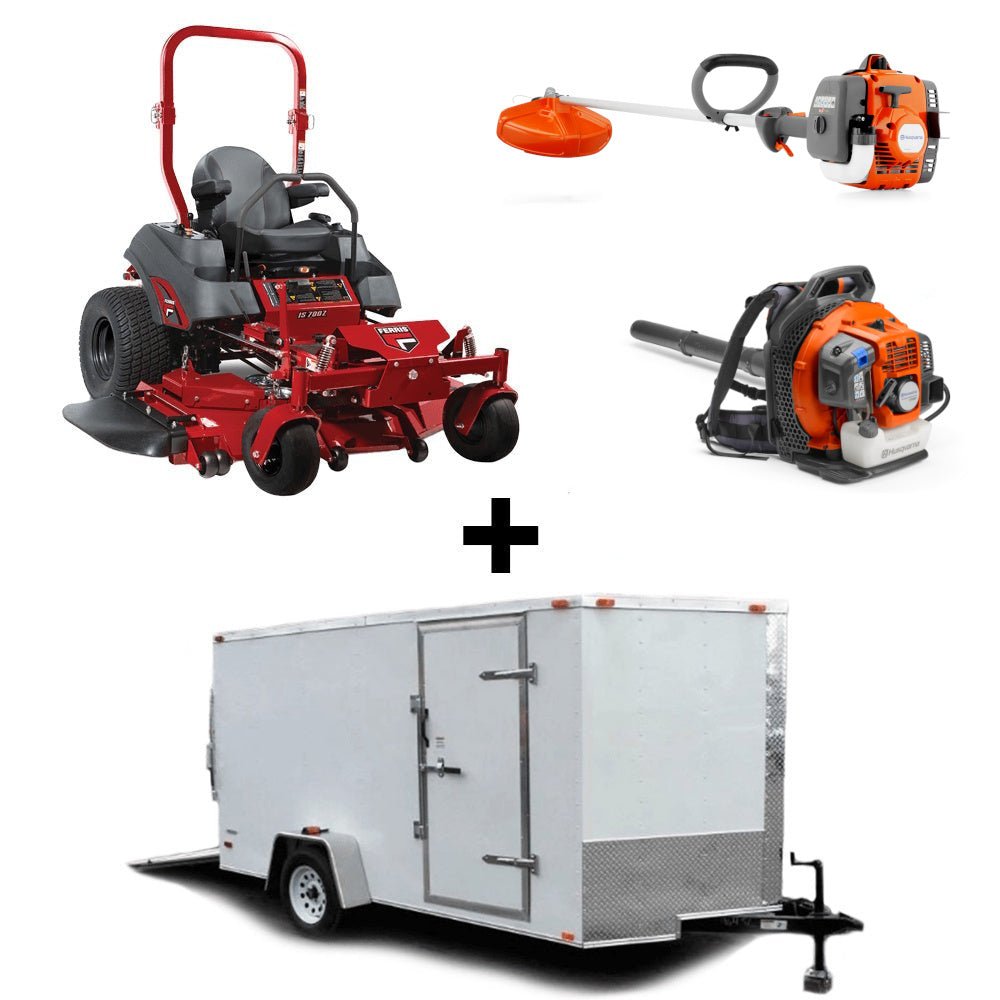 Ferris 5902061 IS700 60" Zero Turn Mower Encl Trailer Handhelds Bundle - SLE Equipment - 1