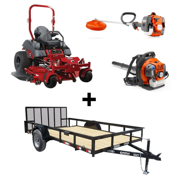 Ferris 5902061 IS700 60" Zero Turn Mower Util Trailer Handhelds Bundle - SLE Equipment - 1
