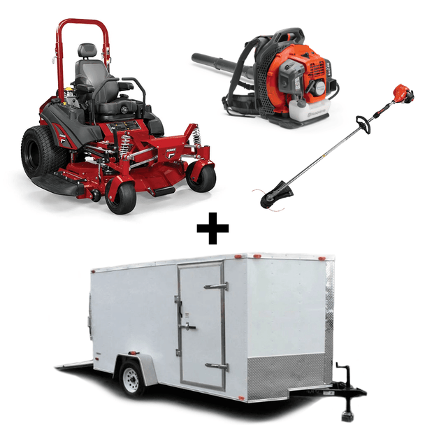 Ferris 5902065 ISX3300 60" Zero Turn Mower Encl Trailer Handhelds Bundle - SLE Equipment - 1