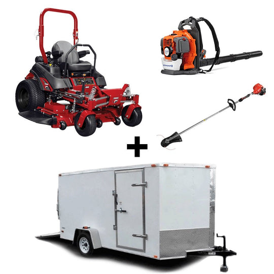 Ferris 5902083 ISX800 52" Zero Turn Mower Encl Trailer Handhelds Bundle - SLE Equipment - 1