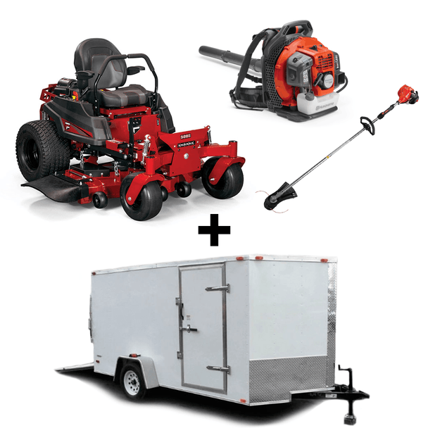 Ferris 5902103 61" 500S Zero Turn Mower Encl Trailer Handheld Package - SLE Equipment - 1