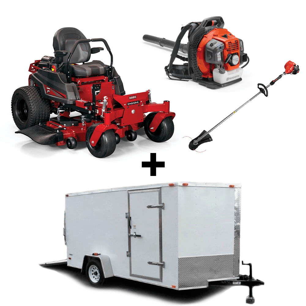 Ferris 5902102 52" 500S Zero Turn Mower Encl Trailer Handheld Package - SLE Equipment - 1