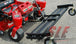 JRCO 471 Series 60" Tine Rake Dethatcher Attatched Orange Mower