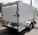 Enclosed Trailer 7'x16' - V - Nose Motorcycle Lawn Mower Storage - SLE Equipment - 16