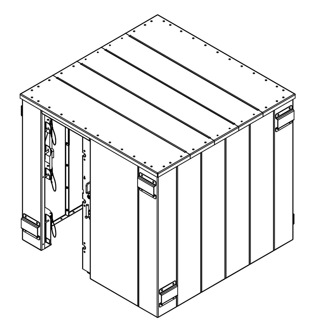 SR84X084G ESP Safety Shelter 84" x 84"- 14 Person 3