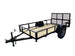 Husqvarna Z242F Kawasaki Zero Turn Utility Trailer Package Deal