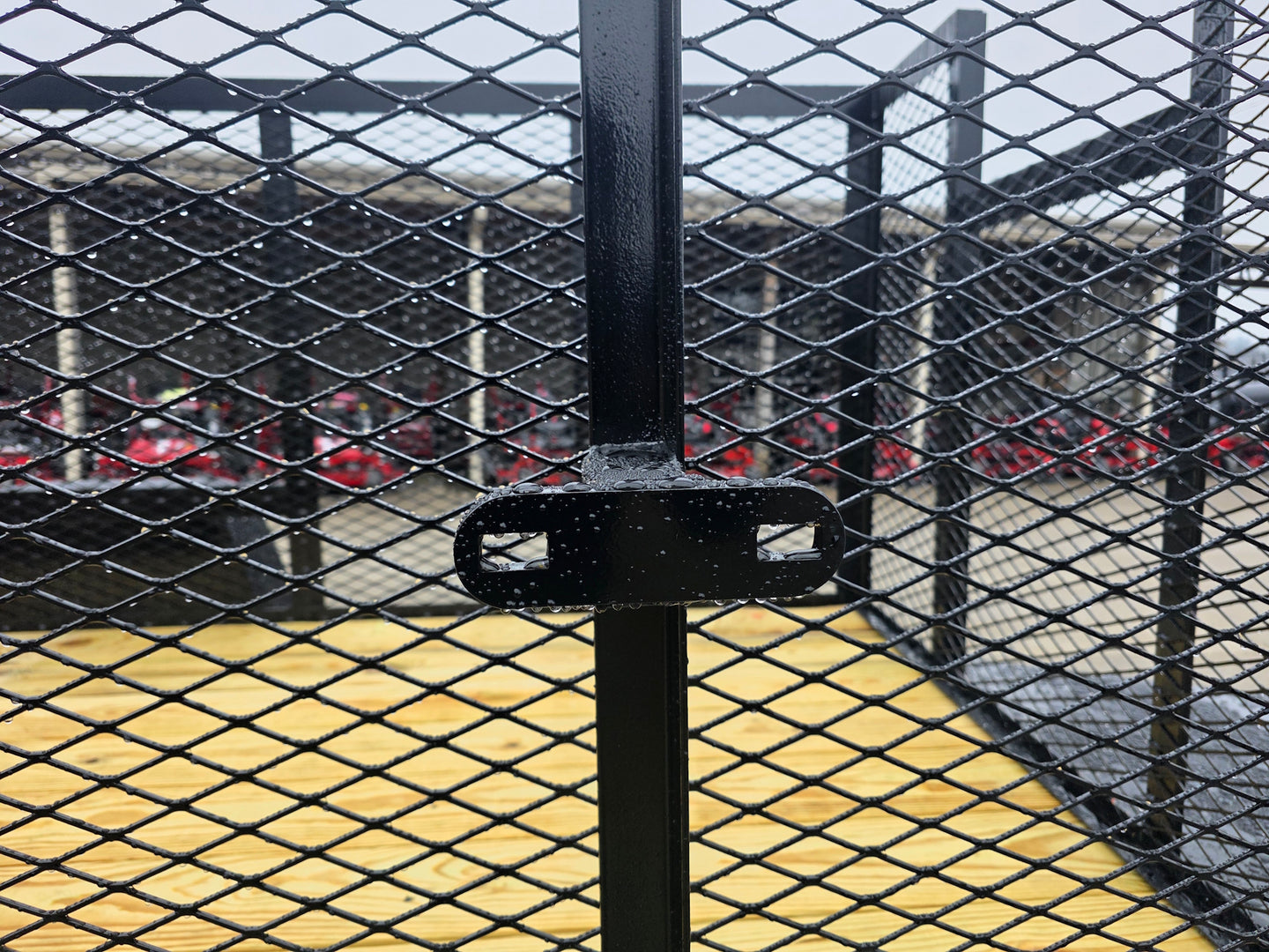 5x10 Straight Deck Debris Loader Utility Trailer (1) 3500lb Axle and Extended Platform spare tire mount picture 