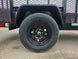 5x10 Straight Deck Debris Loader Utility Trailer (1) 3500lb Axle and Extended Platform wheel view picture 