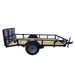 Husqvarna YTH1942 Lawn Tractor with a 5x10 Utility Trailer