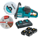 Makita XEC01PT1 Lithium‑Ion Brushless Cordless 9" Power Cutter Kit - Includes Blade, (4) Batteries, and Charger - SLE Equipment - 1
