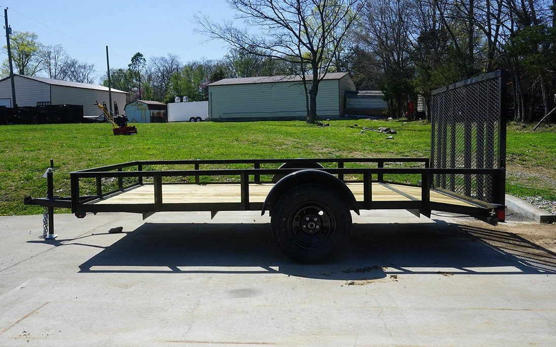 6.4x12 Dove Tail trailer