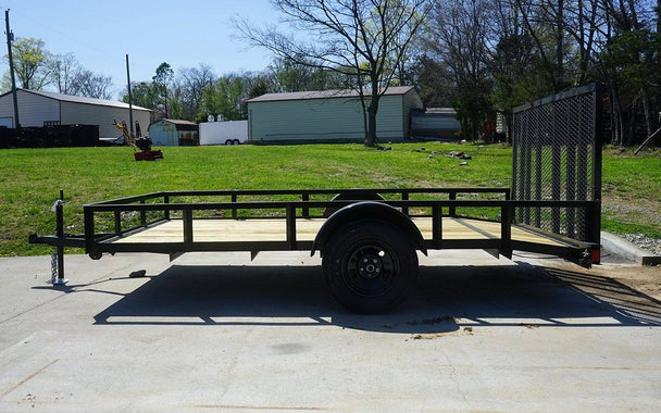 6.4x12 Dove Tail trailer