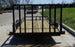 6.4x12 Dove Tail trailer