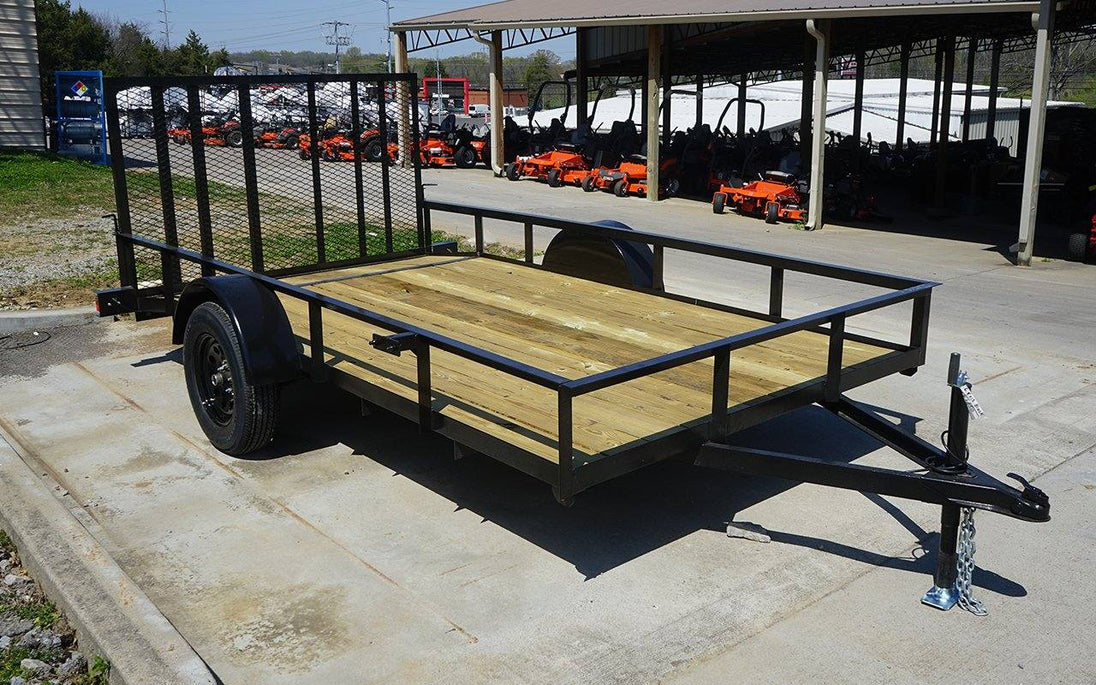 6.4x12 Dove Tail trailer