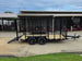 6.4x14 Straight Deck Utility Trailer 6ft Mesh Sides with (2) 3,500lb Axles-Without Roof Left side picture