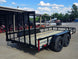 6.4x14 Tandem 2-3500lb axles Straight Deck Back right angle picture 