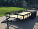 6.4x14 Tandem 2-3500lb axles Straight Deck Front right angle picture 