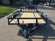 6.4x14 Tandem 2-3500lb axles Straight Deck Front side picture 