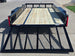 6.4x14 Tandem 2-3500lb axles Straight Deck Open back side picture 