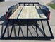 6.4x14 Tandem 2-3500lb axles Straight Deck Open back side picture 