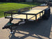 6.4x14 Tandem 2-3500lb axles Straight Deck Open front right angle picture 