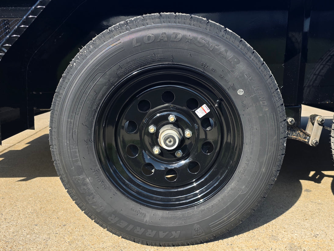 6.4x14 Tandem 2-3500lb axles Straight Deck Wheel picture 