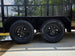 6.4x16 Straight Deck Utility Trailer with 4ft Mesh Side (2) 3,500lb Axles Axle picture 