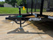 6.4x16 Straight Deck Utility Trailer with 4ft Mesh Side (2) 3,500lb Axles Tongue picture 