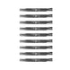 Rotary Genuine Part 6069 BOLENS BLADE 18 - 1/2"X 3/4" Pack of 9 - SLE Equipment - 1