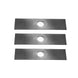 Rotary Genuine Part 6107 EDGER BLADE 7 - 11/16" X 1" UNSHARPENED Pack of 3 - SLE Equipment - 2