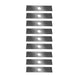 Rotary Genuine Part 6107 EDGER BLADE 7 - 11/16" X 1" UNSHARPENED Pack of 9 - SLE Equipment - 2