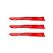 Rotary Genuine Part 6110 SNAPPER BLADE 20 - 11/16"X 3/8" REPL 70171 Pack of 3 - SLE Equipment - 2