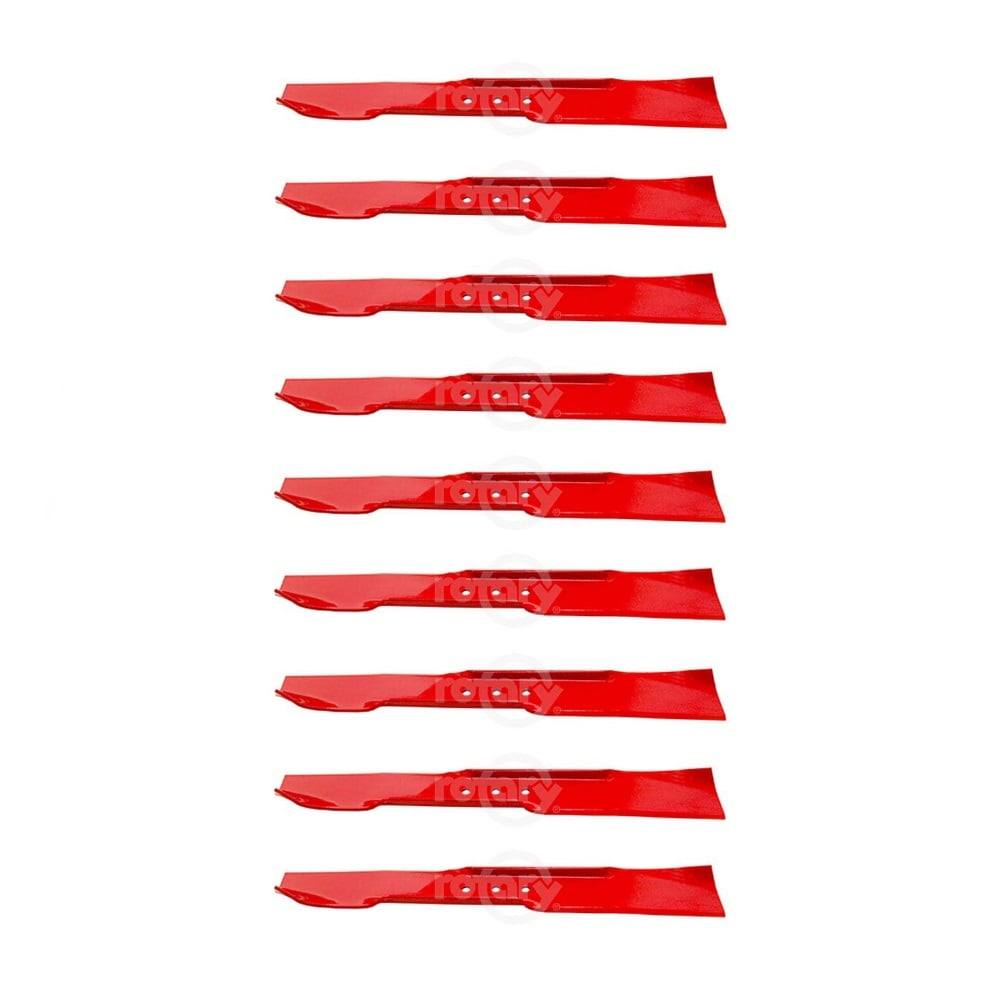 Rotary Genuine Part 6110 SNAPPER BLADE 20 - 11/16"X 3/8" REPL 70171 Pack of 9 - SLE Equipment - 1