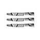 Rotary Genuine Part 6178 EXMARK BLADE 17 - 15/16"X 5/8" Pack of 3 - SLE Equipment - 2