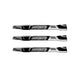 Rotary Genuine Part 6213 GRAVELY BLADE 20 - 1/2"X 5/8" Pack of 3 - SLE Equipment - 1