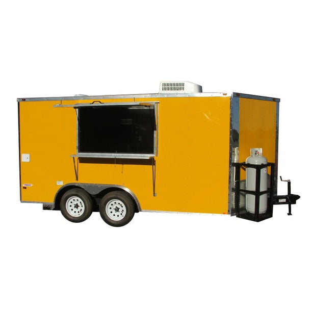 Concession Trailer 8.5'x14' Yellow White Background