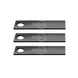 Rotary Genuine Part 6324 BLUEBIRD FLAIL BLADE 4"X 1/2" Pack of 3 - SLE Equipment - 2