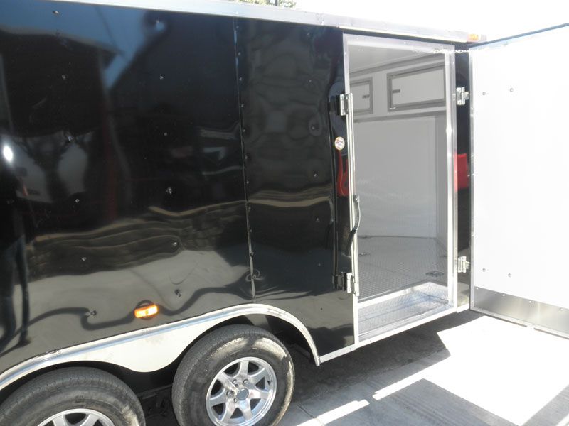 Enclosed Trailer 8.5'x14' Black - Custom Car Equipment ATV