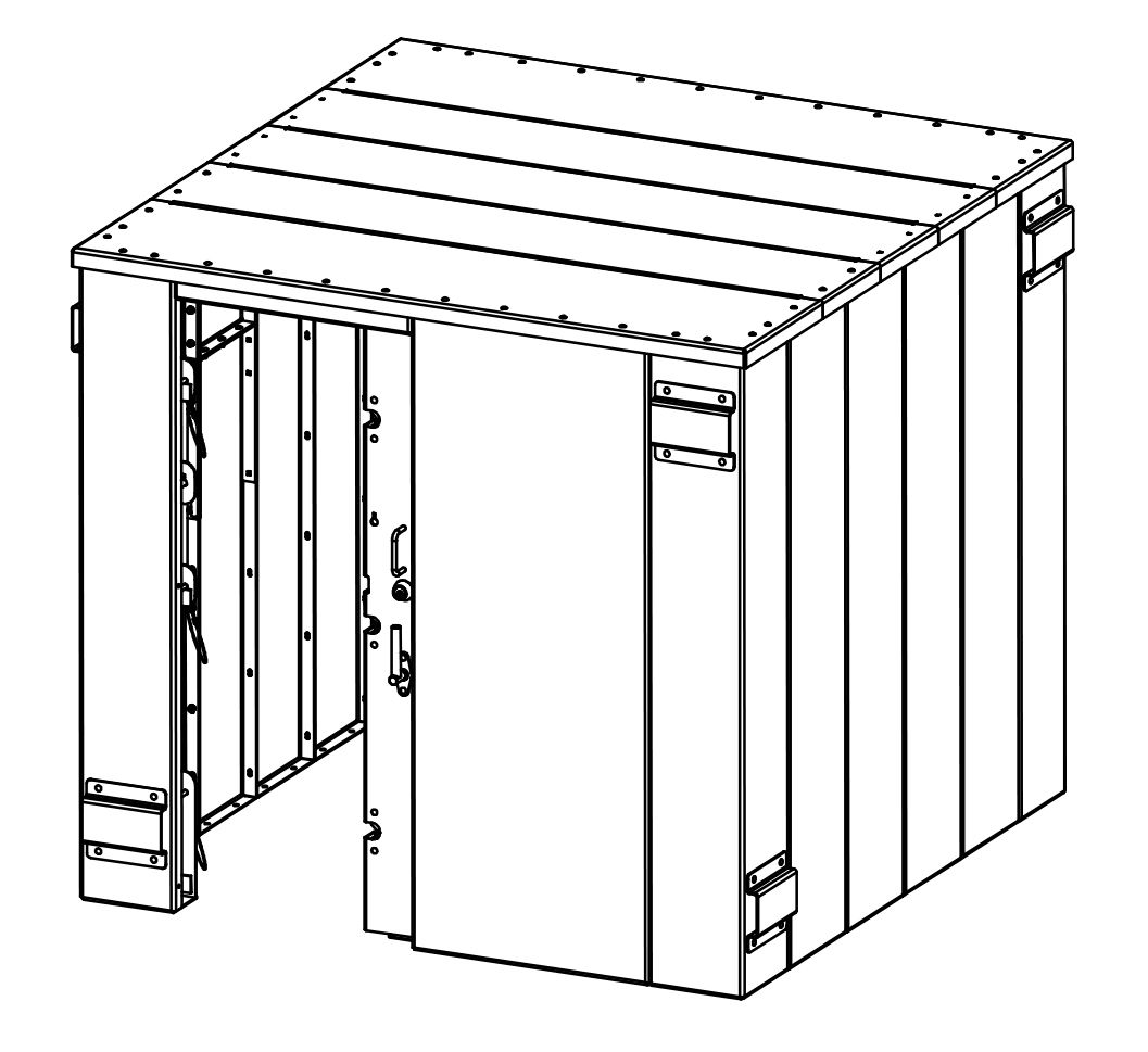 SR84X084G ESP Safety Shelter 84" x 84"- 14 Person 3