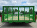 6'4" x 16' Utility Trailer Double Axle Dovetail With Gate Powder Coated (2) 3500lb  2-brakes Back side picture 