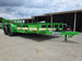 6'4" x 16' Utility Trailer Double Axle Dovetail With Gate Powder Coated (2) 3500lb  2-brakes Front left angle picture 