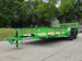 6'4" x 16' Utility Trailer Double Axle Dovetail With Gate Powder Coated (2) 3500lb  2-brakes Front right angle picture 