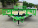 6'4" x 16' Utility Trailer Double Axle Dovetail With Gate Powder Coated (2) 3500lb  2-brakes Front side picture 